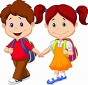 Kids School Clipart Png - Cartoon Children - (5000x4824) Png Clipart ...