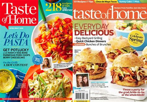 Free Taste Of Home Magazine Subscription