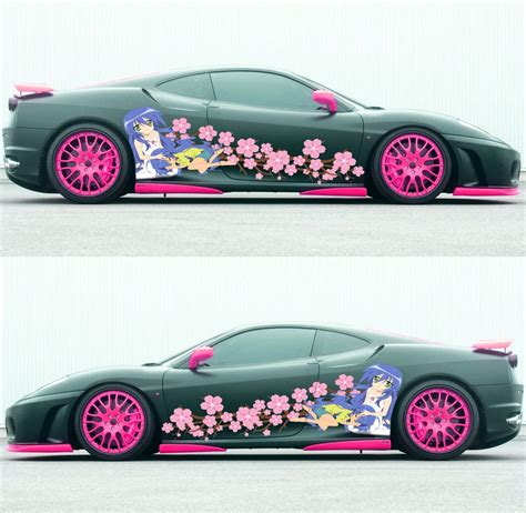 anime car vinyl decal anime car wrap anime car wrap side one piece car decal stickers for