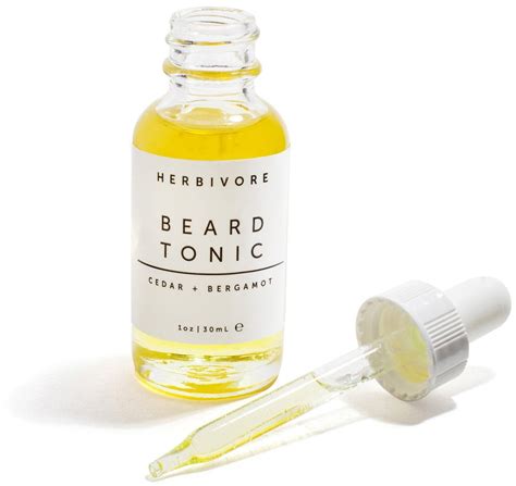 Herbivore Botanicals All Natural Beard Tonic Cedar Bergamot Click On