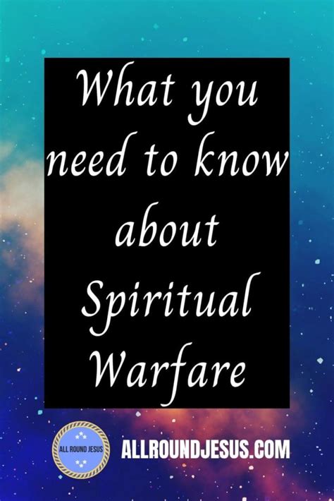 What Is Spiritual Warfare In The Bible All Round Jesus