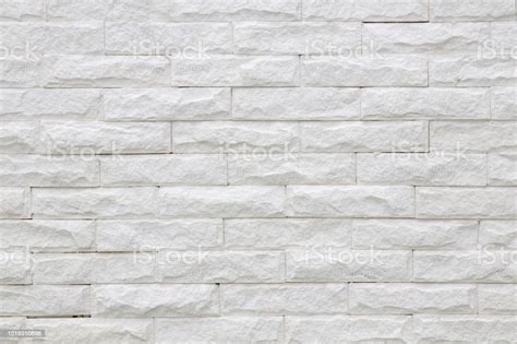 White Stone Wall Background Texture Interior Construction Industry