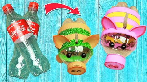Recycled Craft Ideas Plastic Bottles How To Make Piglets With