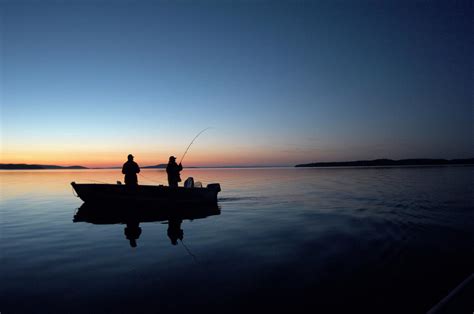 Two Guys Trout Fishing At Dusk Photograph By Joel Sheagren Fine Art