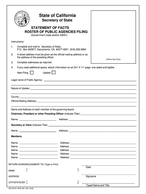 Ca 405 Form Fill Out And Sign Online Dochub