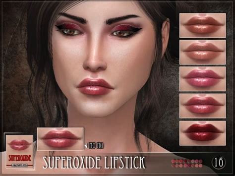 Remussirions Superoxide Lipstick Lipstick Lip Makeup Tutorial Sims
