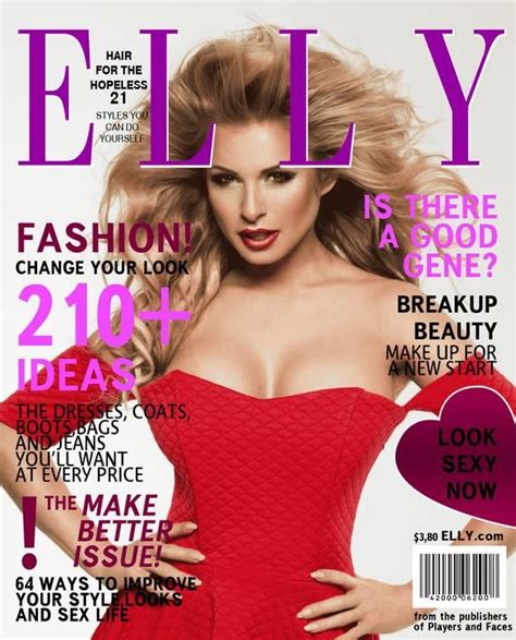 Elly Fake Magazine Cover Fake Magazine Magazine Template