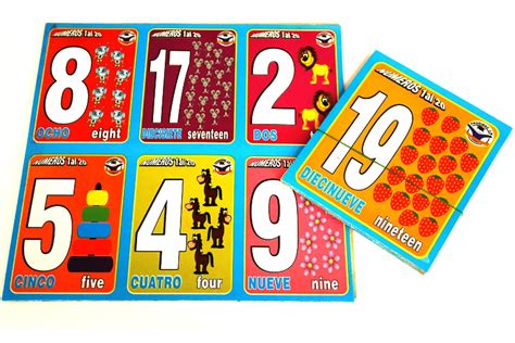 Baraja De Loteria Del 1 Al 20 Loterias Para Ninos Numeros Preescolar Images