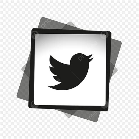 Twitter Logo Silhouette Vector Png Twitter Black White Icon Free Logo