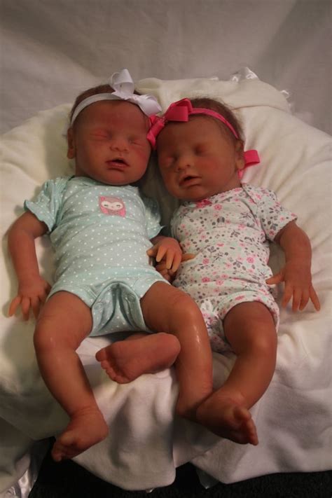 Full Body Silicone Reborn Twins Anatomically Correct Girls Etsy