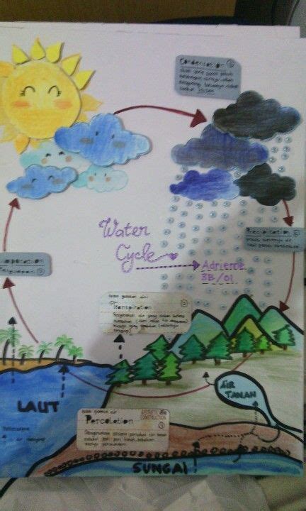 Water Cycle Poster Vision Board Pinterest Cycling Water