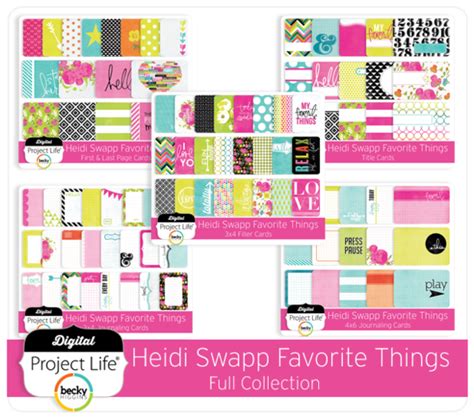 Heidi Swapp Favorite Things Edition Full Collection Digital Project