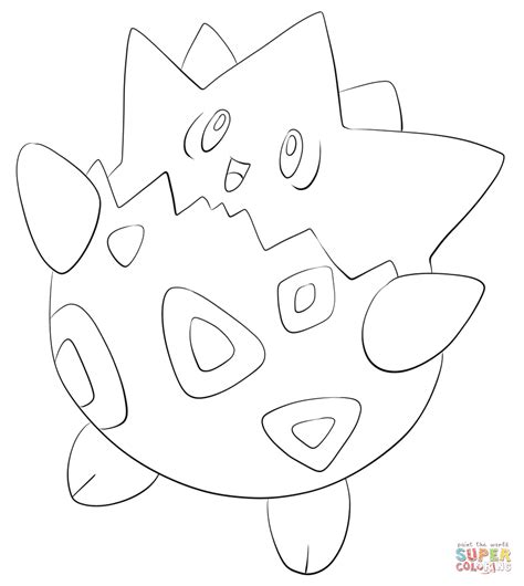 Coloring Pages Pokemon Togepi Drawings Pokemon Coloriage Pokemon My