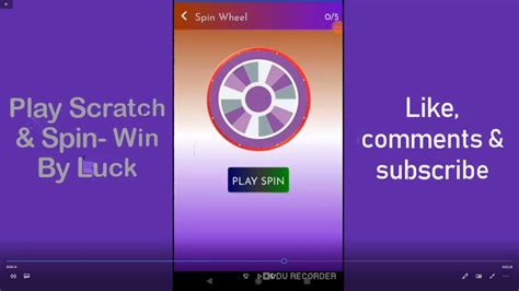 Play Scratch Spin Win By Luck Unlimited Daily Reward Youtube