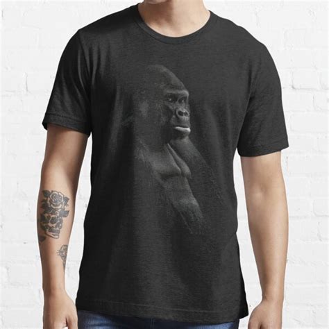 Majestic Silverback Gorilla Ape Lover Art T Shirt For Sale By