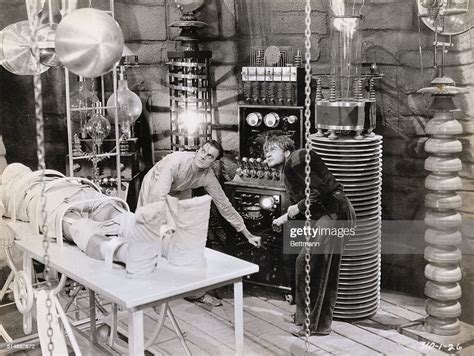 Frankenstein Starring Boris Karloff As The Monster Scene In The
