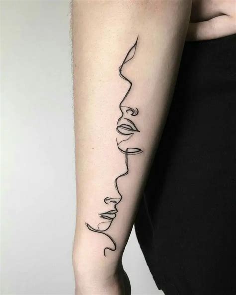30 Single Line Tattoo Information And Ideas Brighter Craft