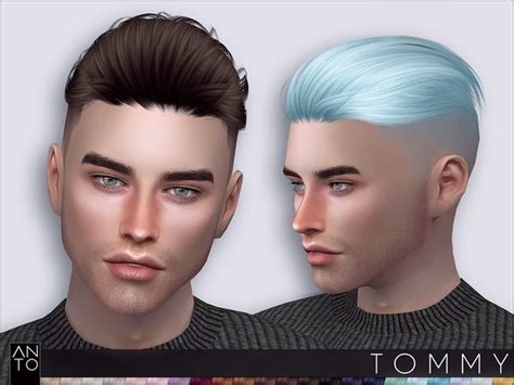 Anto Tommy Hairstyle Sims Hair Sims 4 Hair Male Sims 4