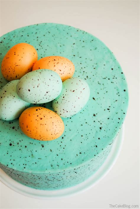 Speckled Egg Cake The Cake Blog