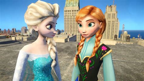 Elsa Vs Anna Of Arendelle Frozen Youtube