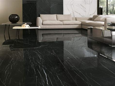 Polished Marble Italian Tile And Stone Dublin Black Floor Tiles