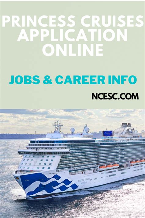 Princess Cruises Application: Jobs & Careers Online
