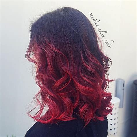Pin By 🌈iambored On Hairstyle Tips And Tricks Hair Styles Red Ombre