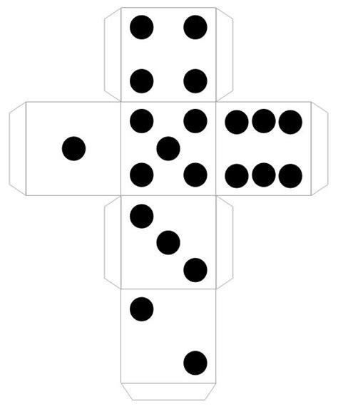 Printable Dice Template That Are Lucrative Stone Website
