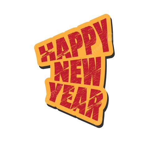 Happy New Year Text Effect Happy New Year Text Effects New Year Png