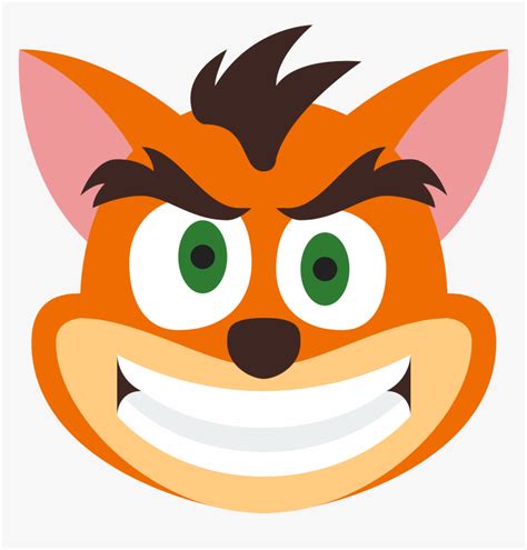 Crash Bandicoot Head Icon Hd Png Download Kindpng