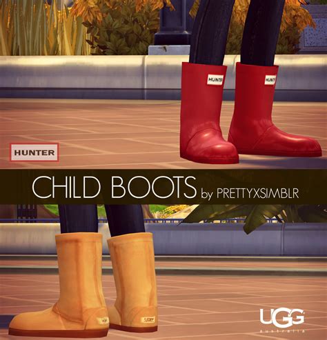 Prettyxsimblrs Child Boots Ts4 Aka Bonus