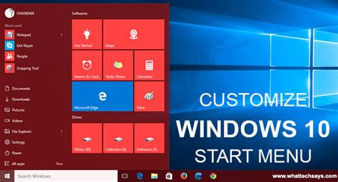 Customize And Remove All Tiles From Windows 10 Start Menu