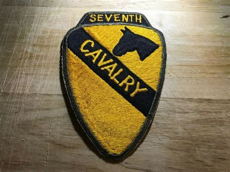 Cold Warvietnam Us Army Patch 7th Seventh Cavalry Regiment Original