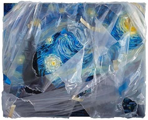 Amazing Illusion Paintings Look Like Theyre Wrapped In Plastic Film