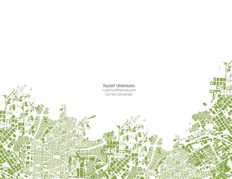 The cover page of a document displays the title and other information that you are required to or want to add. Rudolf Uhlemann Landscape Architecture Portfolio ...