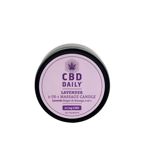 Cbd Daily Lavender 3 In 1 Massage Candle 60 Oz Saloncentric