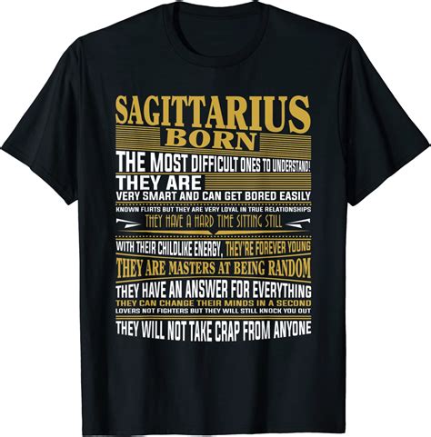 Amazon Com Best Selling Sagittarius Horoscope T Shirts For All Ages