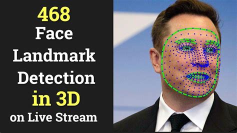 468 face landmark detection in 3d face landmark detection in real time data magic youtube