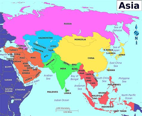 Asia Map Showing The Asian Countries With Low Human Development Index The Best Porn Website