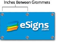 Grommets on eSigns.com Banners | Info & Accessories