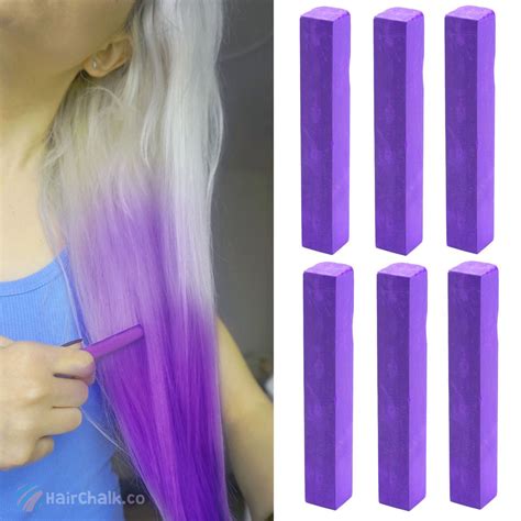 Temporary Purple Hair Dye Set of 6 | IMPERIAL PURPLE - DIY Vivid Purple Hair | Dyed hair purple ...