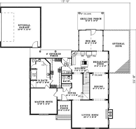 Augustine Cliff Southern Home Plan 055d 0843 House Plans