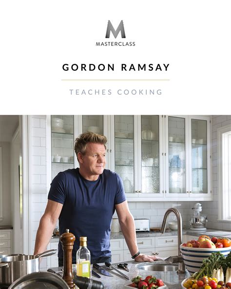 Gordon Ramsay Teaches Cooking Masterclass Sanyschool