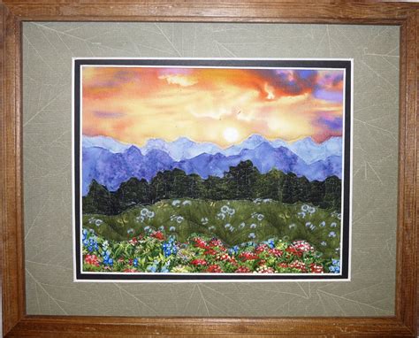 Quilts By Jvc Patterns Little Landscape Colorado Sunset Close Ups