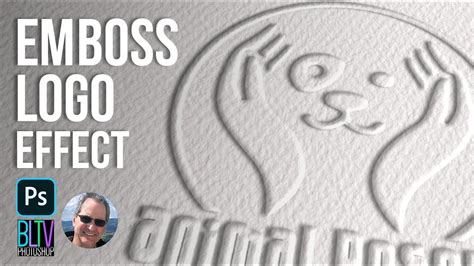 Photoshop How To Create The Look Of An Embossed Logo On Paper Youtube