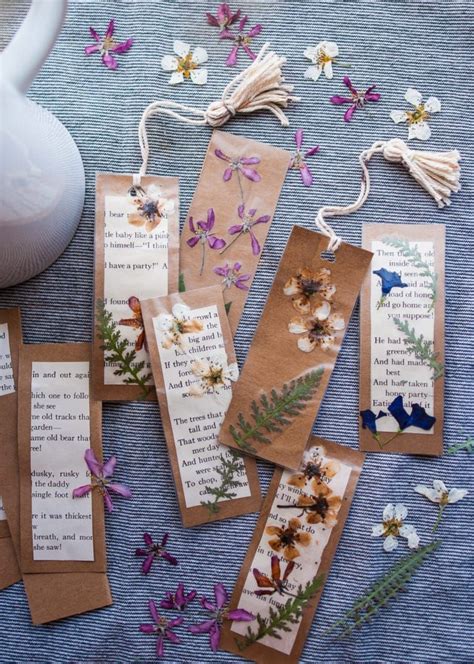 We Love These Nature Bookmarks Theyre Really Pretty And Easy To Make