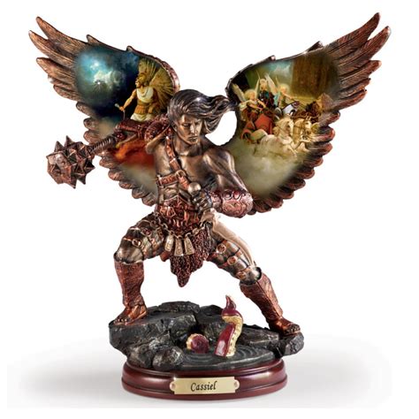 Figurines Rock Of God Bronze Archangel Figurine Bradford Exchange Angel