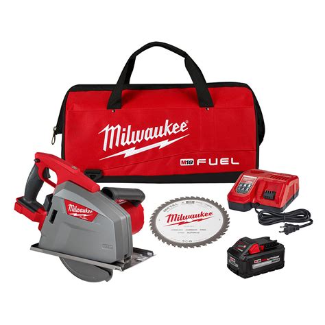 Milwaukee 2982 21 M18 Fuel 8 Metal Cutting Circular Saw Kit