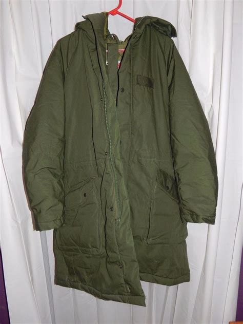 Swedish Military Field Parka M90 With Hood Large Olive Green Parka