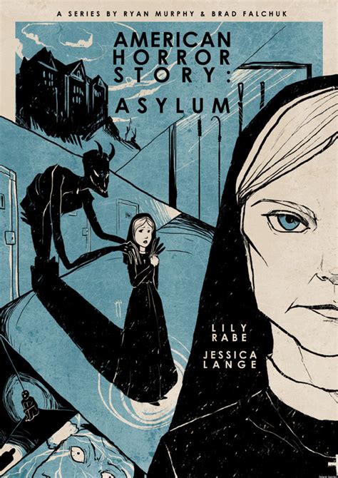 American Horror Story Asylum Vintage Style Poster American Horror